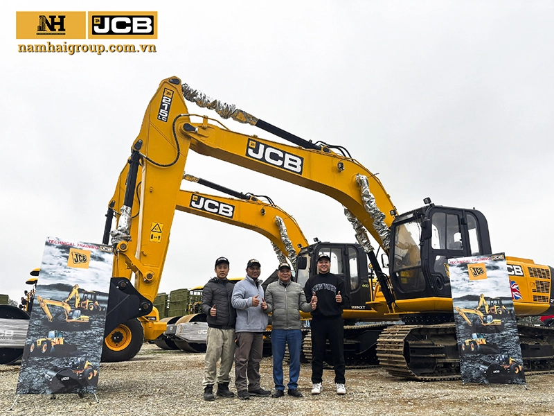 Khóa đào tạo kỹ thuật về kiểm tra, bảo dưỡng máy JCB